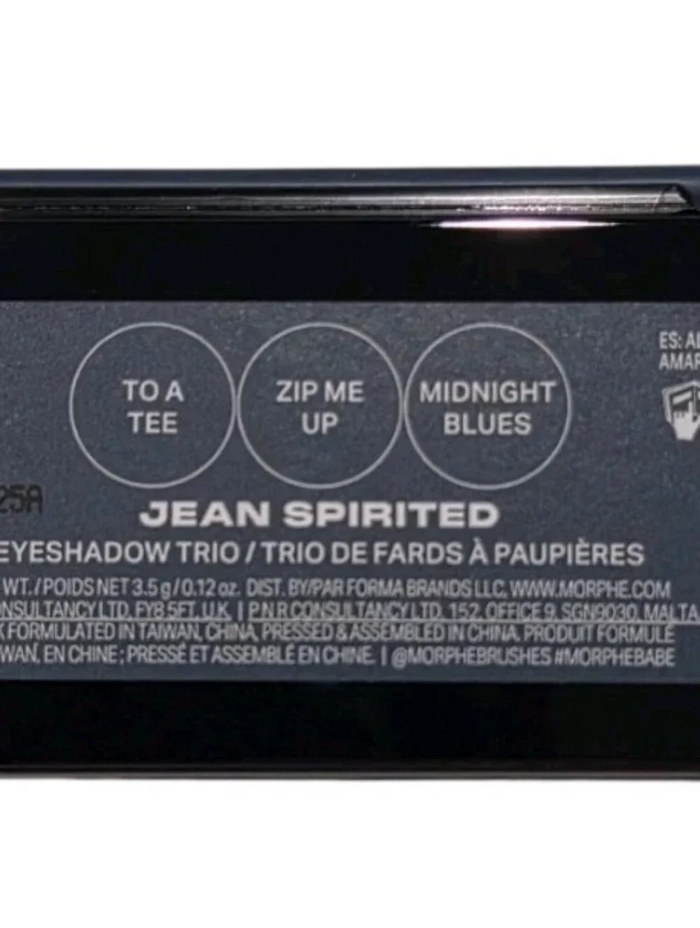 Morphe ChromaPlus Jean Spirited Eyeshadow Trio, NEW WITH BOX